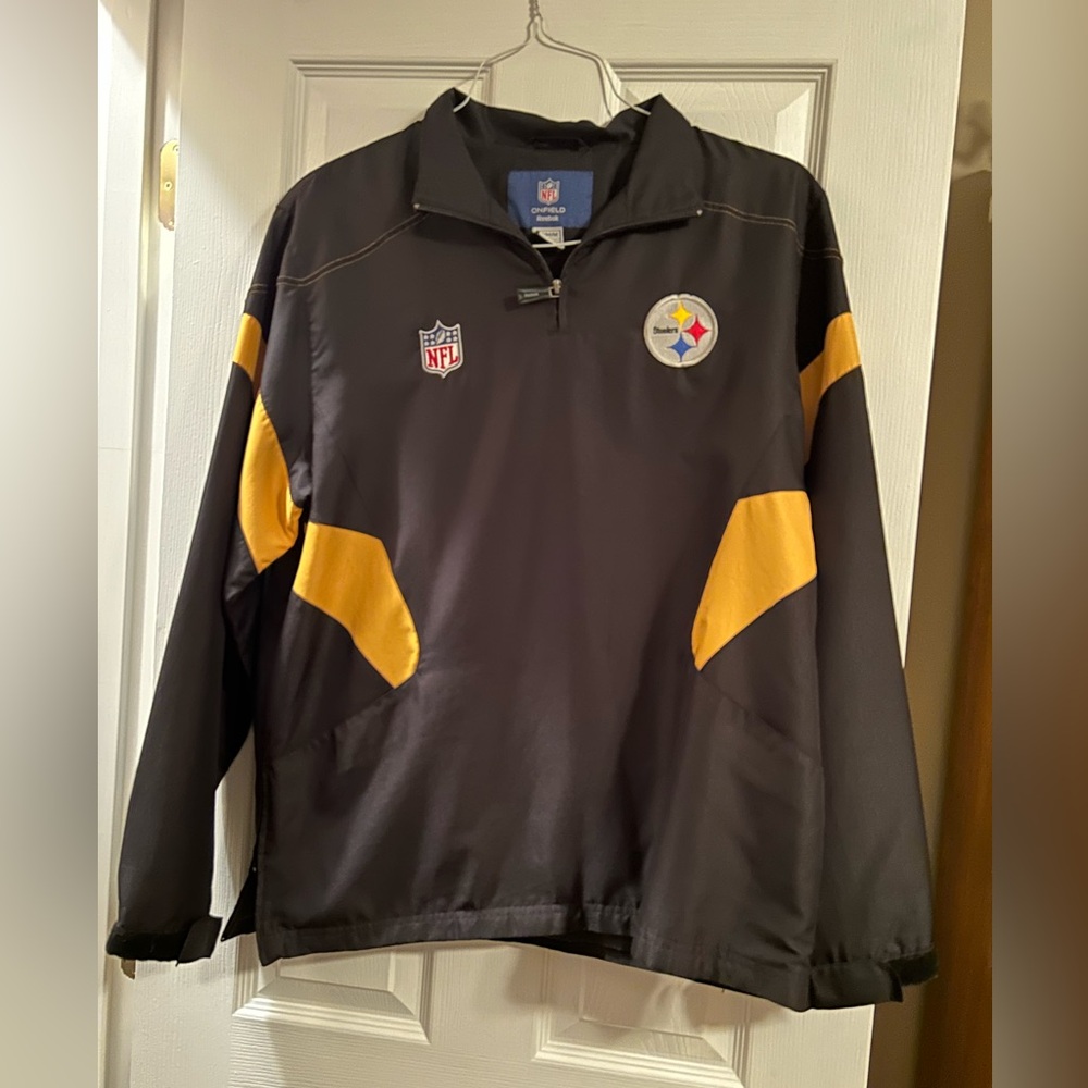 Steelers 3/4 Zip Pullover